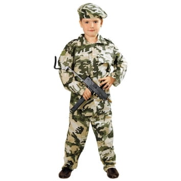 Strój żołnierz dla dziecka 98/104 cm
