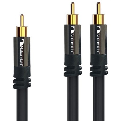 KABEL 1RCA-2RCA DO SUBWOOFERA TYP Y NAKAMICHI 3m