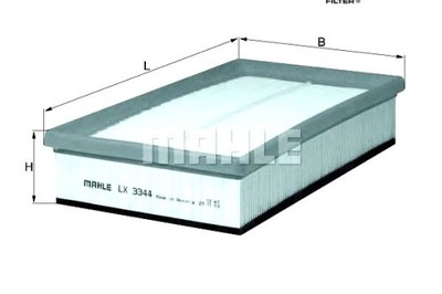 Knecht lx 3344 фильтр воздуха фото №1