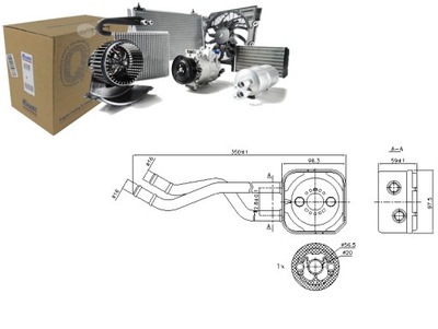 РАДІАТОР МАСЛА SEAT LEON TOLEDO II VW BORA GOLF I