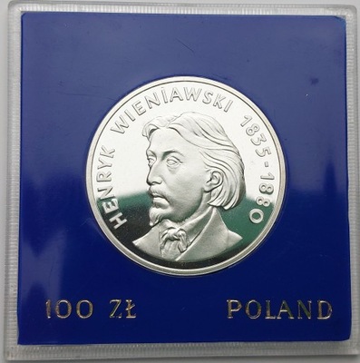 POLSKA - PRL : 100 złotych - Henryk Wieniawski - 1979