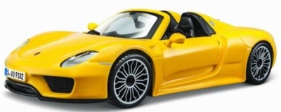 PORSCHE 918 SPYDER YELLOW 1:24 BBURAGO