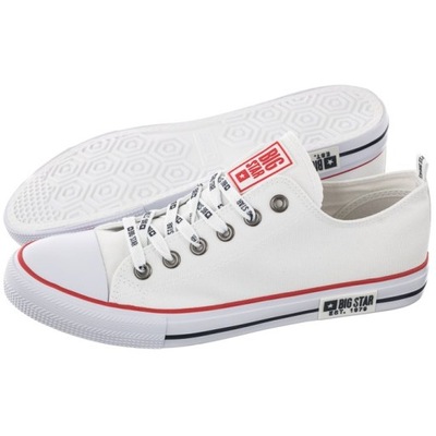 Buty Męskie Trampki Big Star Białe KK174048