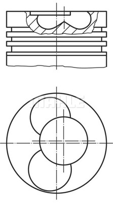 KARTOTEKA /MAHLE/ VW 030 40 00 MAHLE ORIGINAL 030 40 00