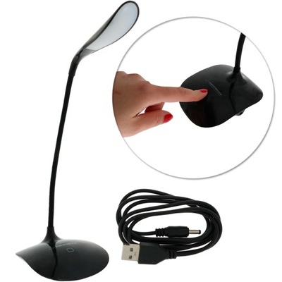 BEZPRZEWODOWA LAMPA BIURKOWA LED MOCNA GIĘTKA