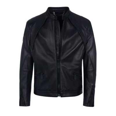 Philipp Plein leather jacket black