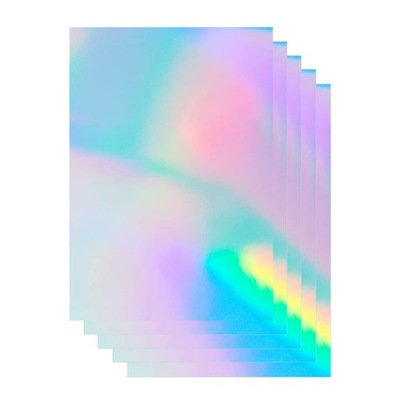 Papier samoprzylepny holograficzny A4 20 arkuszy do drukarek