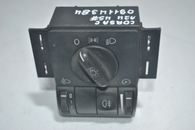 Перемикач світла opel corsa c 09114384 фото №1