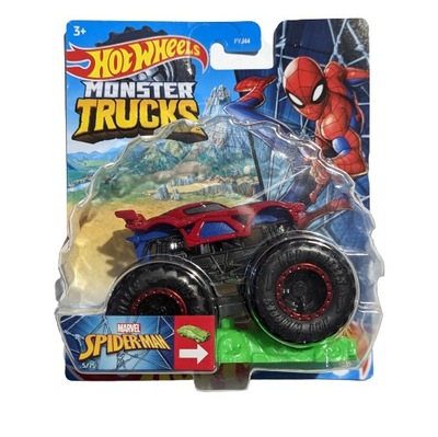 HOT WHEELS - Spiderman - Monster Trucks FYJ44 NOWY