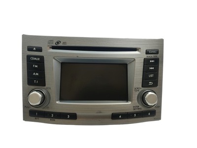 Радио cd mp3 rds subaru outback iv legacy v 86201aj420 фото №1