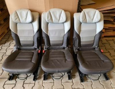 Сиденья заднее сиденье задняя кожа 2 ряд подогрев isofix renault espace v initiale фото №1