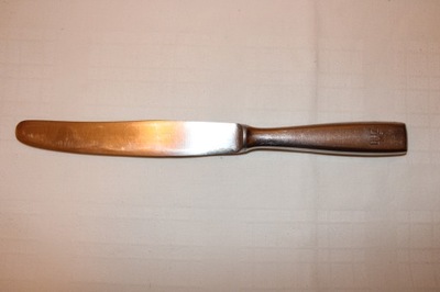 Stary niemiecki nóż stołowy kantyna DHZ MF