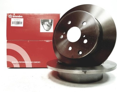 BREMBO ДИСКИ ТОРМОЗНЫЕ ЗАД TOYOTA COROLLA VERSO -04 1.6-2.2