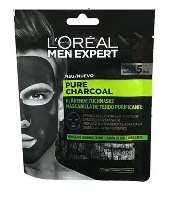 LOREAL Men Expert Pure Charcoal maska do twarzy