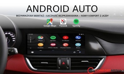 ALFA ROMEO ANDROID AUTO GIULIETTA, STELVIO, GIULIA  