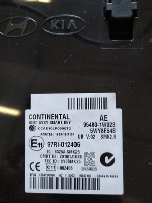 MODULE CONTROL UNIT KIA RIO 95480-1W023  