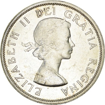 Moneta, Canada, Elizabeth II, Dollar, 1962, Royal
