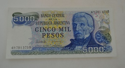 Argentyna - banknot - 5000 Pesos