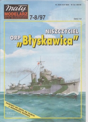 Mały Modelarz 7-8/97 ORP Błyskawica