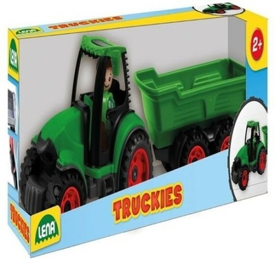 Traktor z przyczepa 38 cm