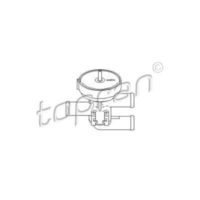 КЛАПАН ОБОГРЕВАТЕЛЯ ASTRA F VECTRA B 206 241/TOP TOPRAN фото