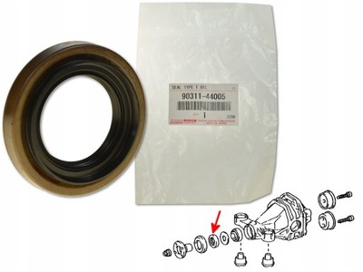 Lexus gs-f 15- ущільнювач диференціал задня фото №1