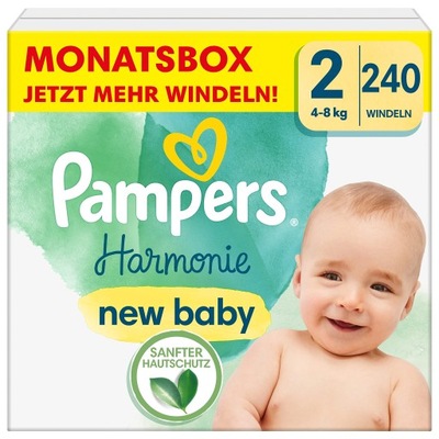 Pieluszki Pampers Harmonie Rozmiar 2 240 szt.