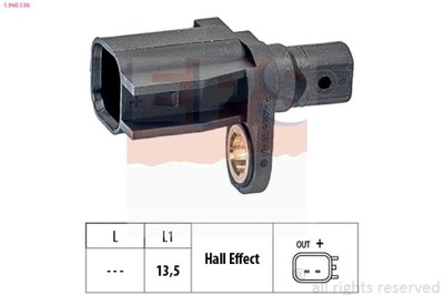 SENSOR ABS VOLVO S60 2,0 15- 1-960-136  