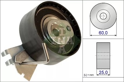 INA 531 0572 10 ROLLO NAPINACZA, CORREA DISTRIBUCIÓN  