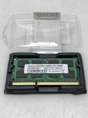 SAMSUNG 4GB SODIMM DDR3 1600MHz