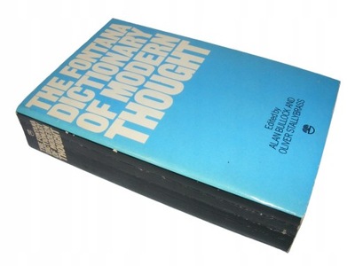 THE FONTANA DICTIONARY OF MODERN THOUGHT - Bullock Stallybrass BDB