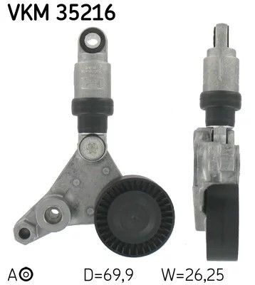 VKM35216 TENSOR CORREA WIELOROWK. OPEL 3,0 CDTI  