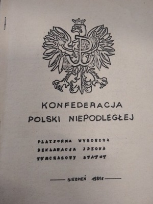 KONFEDERACJA POLSKI NIEPODLEGŁEJ