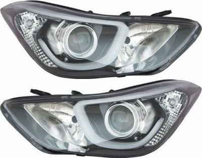 Фары лампы hyundai elantra 10- l+p фото №1