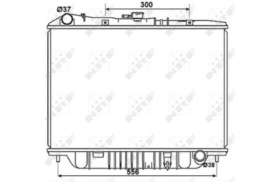 NRF РАДИАТОР ISUZU TROOPER 3,2\/OPEL MONTEREY фото