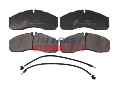 Тормозные колодки тормозные перед ft29117 fast фото №1