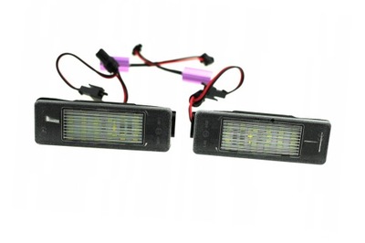 Nissan qashqai juke navara фонари номерного знака led фото №1