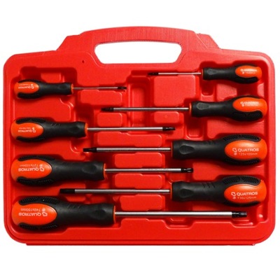 Torx torxy T8-T40 wkrętaki zestaw wkrętaków 8 el. Quatros