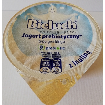 Bieluch Jogurt Naturalny Prebiotyczny z Inuliną