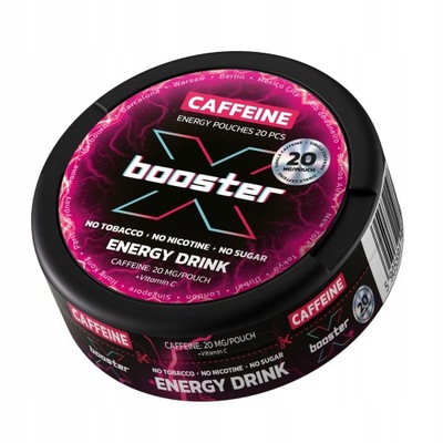 WORECZKI ENERGETYCZNE X BOOSTER ENERGY DRINK 20 MG