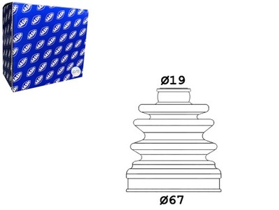 Sasic 1906134 набор защита, система рулевой фото №1