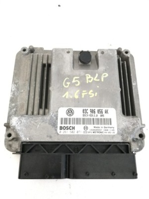 Бортовий комп'ютер двигуна бортовий комп'ютер volkswagen оригінальний номер 03c906056ak фото №1