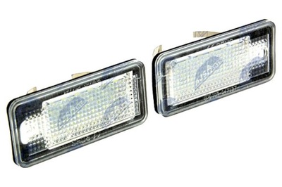 NTY LUCES DIODO LUMINOSO LED RETROILUMIACIÓN TABLAS REJESTRACYJNEJ AUDI A3 2003- A4  