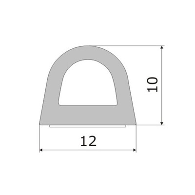 USZCZELKA do Drzwi Okien SAMOPRZYLEPNA 12x10 D 10m