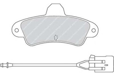 Ferodo тормозные колодки тормозные ford cougar 2.0 16v ec_ фото №1