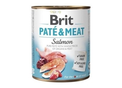 Brit Pate & Meat Salmon Łosoś 800g