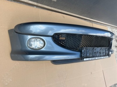 Бампер передний peugeot 206 cc рестайлинг  2003-2009 szary противотуманные фары фото №1