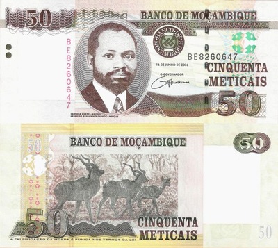 Mozambik 2006 - 50 meticais - Pick 144 UNC