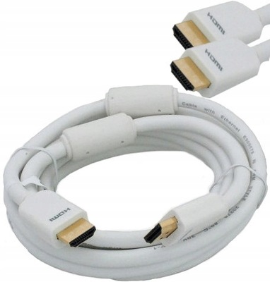 VITALCO Kabel przewód wtyk HDMI 1.4 biały 4K 13m