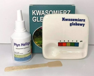 Kwasomierz glebowy typu Helliga z płytką ceramiczną, ph metr